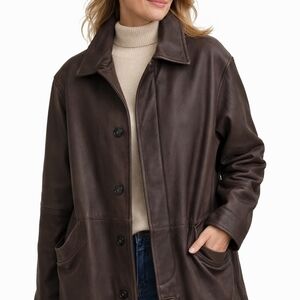 Women's Brown Leather Jacket
